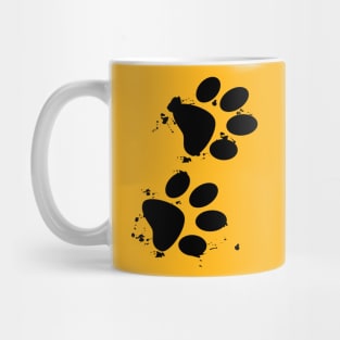 Huellas de perro Mug